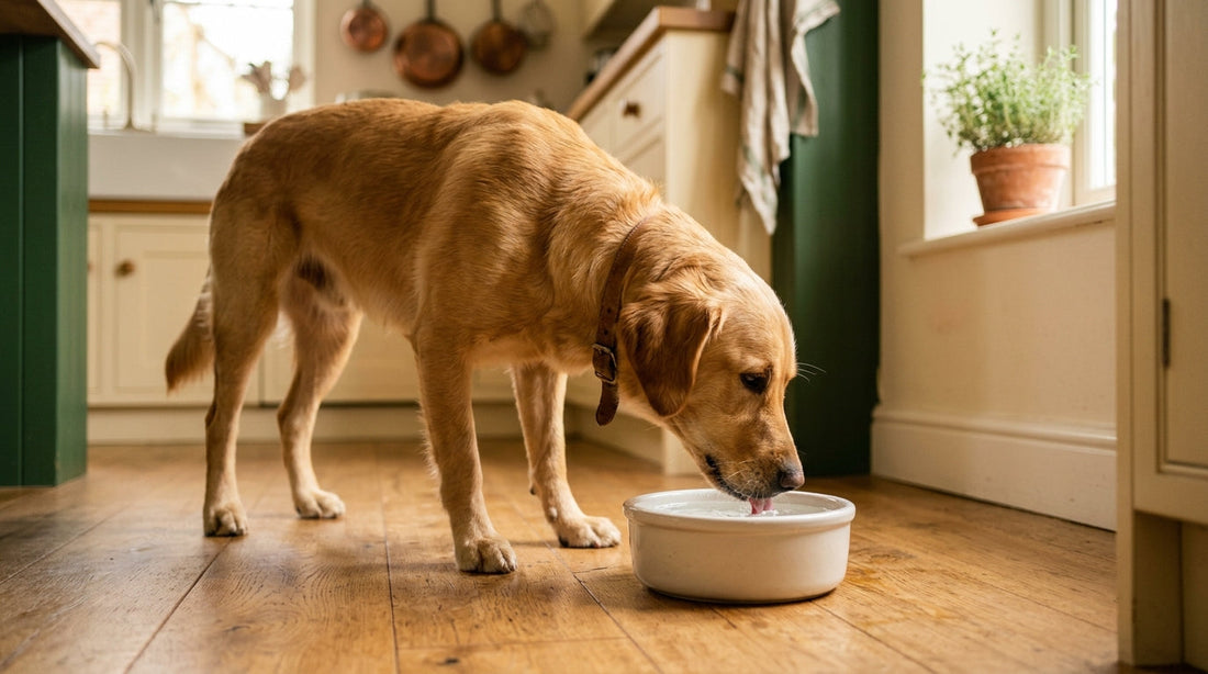 Hund ruht sich entspannt aus, Ratgeber zu Durchfall beim Hund